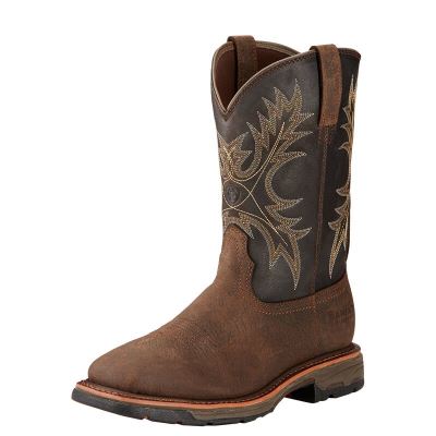 Ariat Work: WorkHog Waterproof Zapatos de Seguridad Hombre - Marrones (CWEYL5129)